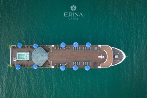 2/3 päivän Halong & Lan Ha Bay Erina 5* risteily parvekkeella, kylpyamme
