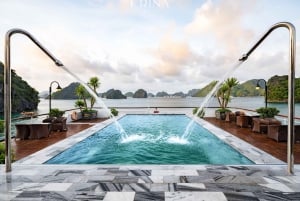 2/3 päivän Halong & Lan Ha Bay Erina 5* risteily parvekkeella, kylpyamme