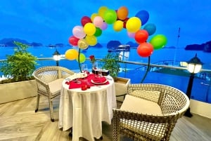 2-dagers eller 3-dagers: Halong&Lan Ha Bay Cruise 5* balkong, badekar