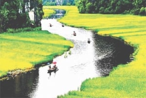 ハノイ：ニンビンからバイツーロン湾ツアーとクルーズ3日間