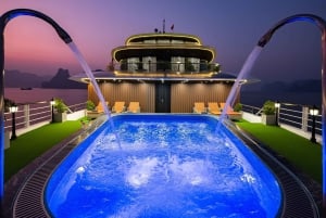 2-dagers eller 3-dagers: Halong&Lan Ha Bay Cruise 5* balkong, badekar