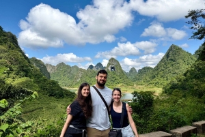 En heldagstur till Ban Gioc-vattenfallet och God's Eye Mountain