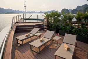 Hanoi: 6-gwiazdkowy rejs – luksusowa 2-dniowa wycieczka po zatoce Halong