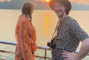 Cat Ba: Day boat tour with: kayak, cave, bike, meal, tickets