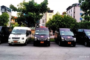 Hanoi: trasferimento alla baia di Halong in bus limousine e opzioni
