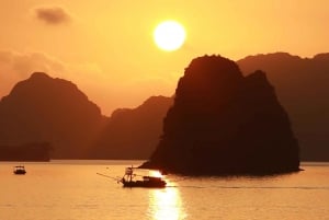 Depuis l'île de Cat Ba : Croisière dans la baie de Bai Tu Long 2D/1N Route tranquille