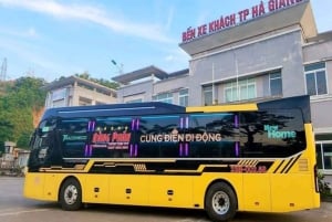 Fra Catba: Buss fra Catba-øya til Hagiang/Hanoi/Ninh Binh