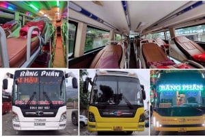 Fra Catba: Buss fra Catba-øya til Hagiang/Hanoi/Ninh Binh
