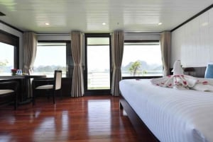 From Ha Noi: 2-Days Lan Ha Bay & Ha Long Bay 6-Star Cruise