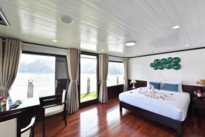 From Ha Noi: 2-Days Lan Ha Bay & Ha Long Bay 6-Star Cruise