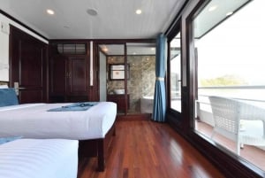 From Ha Noi: 2-Days Lan Ha Bay & Ha Long Bay 6-Star Cruise