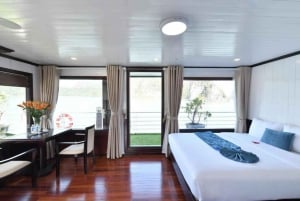 From Ha Noi: 2-Days Lan Ha Bay & Ha Long Bay 6-Star Cruise