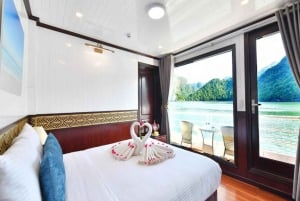 From Ha Noi: 2-Days Lan Ha Bay & Ha Long Bay 6-Star Cruise