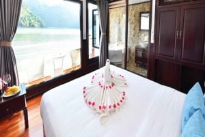 From Ha Noi: 2-Days Lan Ha Bay & Ha Long Bay 6-Star Cruise