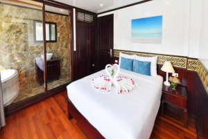 From Ha Noi: 2-Days Lan Ha Bay & Ha Long Bay 6-Star Cruise