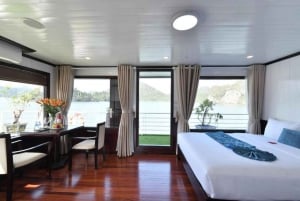 From Ha Noi: 2-Days Lan Ha Bay & Ha Long Bay 6-Star Cruise