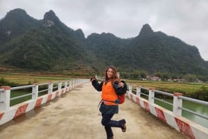 Da Ha Noi: Tour di gruppo CaoBang 2D - Moto con EasyRider