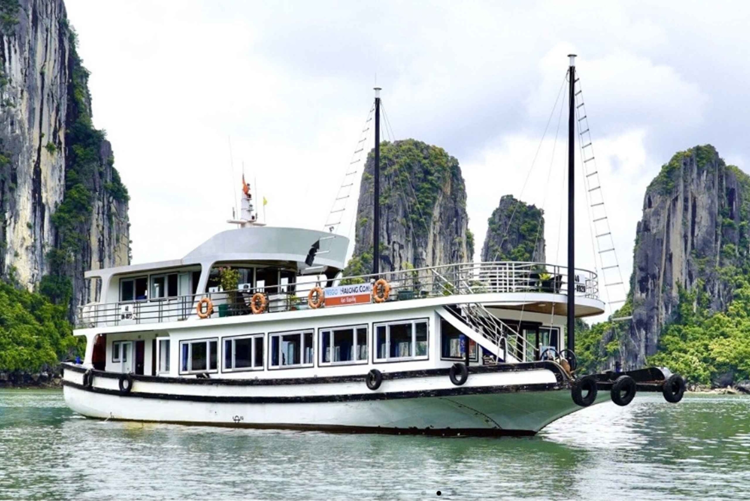 Ab Hanoi: 1-tägige Halong-Bucht-Kreuzfahrt mit großen und kleinen Gruppen