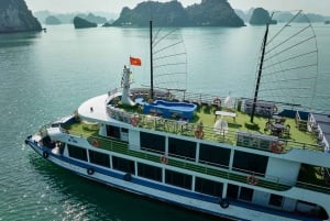 From Hanoi/Halong: Ha Long Bay Day Trip with Luxury Cruise