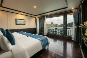 From Hanoi: 2-Day Lan Ha Bay 5-Star Cruise with Balcony