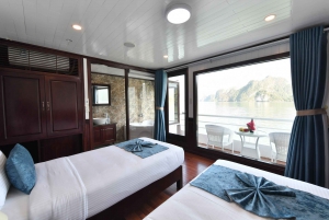 From Hanoi: 2-Day Halong Sapphire Cruise with Balcony Cabin