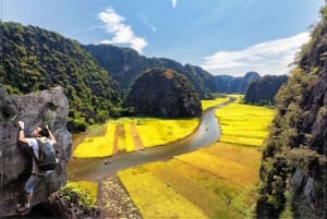 Fra Hanoi: 2-dagers sightseeingtur i Ninh Binh og Ha Long Bay
