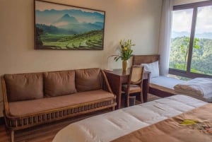 Da Hanoi, 2 giorni di trekking, cultura e rafting su zattere di bambù a Pu Luong