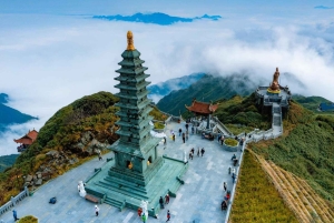 ハノイ発：サパ、ファンシーパン、ムオンホア渓谷 2 日間ツアー