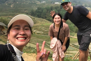 ハノイ発：サパ、ファンシーパン、ムオンホア渓谷 2 日間ツアー