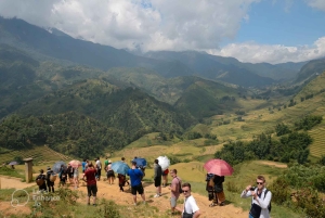 Von Hanoi: 2-tägige Tour nach Sapa, zum Fansipan-Gipfel, Trekking und Bus nach Ha Giang