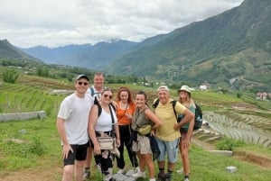 Fra Hanoi: 2-dagers fottur i Sapa med innkvartering og måltider i hjemlandet