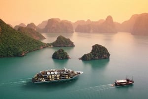 Halong-Bucht: 2D1N Ultra-Luxus-Kreuzfahrt & kostenloser Hanoi-Transfer
