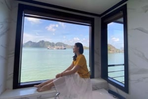 Halong-Bucht: 2D1N Ultra-Luxus-Kreuzfahrt & kostenloser Hanoi-Transfer