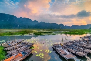 Hanoista: 3 päivän Ninh Binh -jeep, Pu Luong -vaellus ja lomakeskus