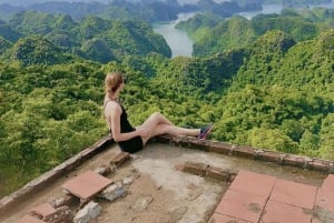 ハノイ発：カットバ島での3日間のサイクリング、カヤック、クルーズ体験をお楽しみください