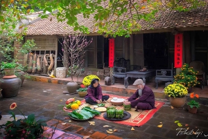 Da Hanoi: Tour privato del villaggio di Duong Lam di mezza giornata