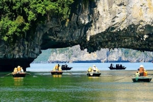 Fra Hanoi: Utforsk Ha Long Bay i 2 dager med et luksuscruise