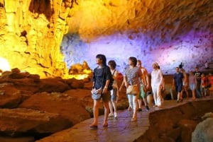 Fra Hanoi: Utforsk Ha Long Bay i 2 dager med et luksuscruise