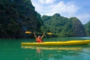 Fra Hanoi: Utforsk Ha Long Bay i 2 dager med et luksuscruise