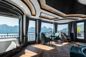 Fra Hanoi: Utforsk Ha Long Bay i 2 dager med et luksuscruise