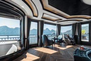 Fra Hanoi: Utforsk Ha Long Bay i 2 dager med et luksuscruise