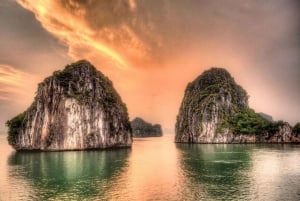 Dia inteiro em Ha Long com carro limusina e cruzeiro de luxo