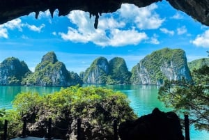 Dia inteiro em Ha Long com carro limusina e cruzeiro de luxo