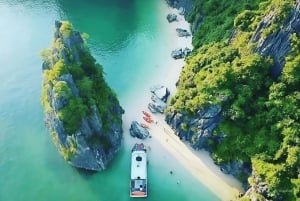 Dia inteiro em Ha Long com carro limusina e cruzeiro de luxo