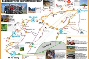 Z Hanoi: Ha Giang Loop 4 noce 4 dni z Easy Rider