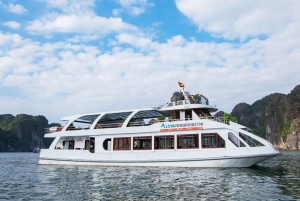 De Hanói: Cruzeiro de luxo na Baía de Ha Long com grupos grandes e pequenos