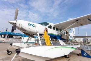 Vanuit Hanoi: schilderachtige watervliegtuigvlucht of transfer Ha Long-baai