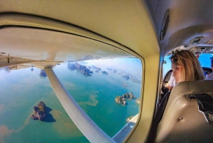 Vanuit Hanoi: schilderachtige watervliegtuigvlucht of transfer Ha Long-baai