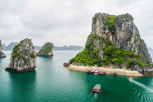 Vanuit Hanoi: schilderachtige watervliegtuigvlucht of transfer Ha Long-baai