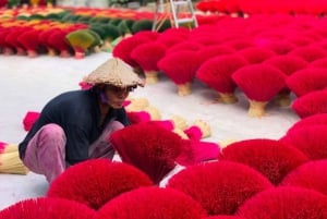 Desde Hanoi: tour de medio día a los pueblos del Incienso y el Sombrero